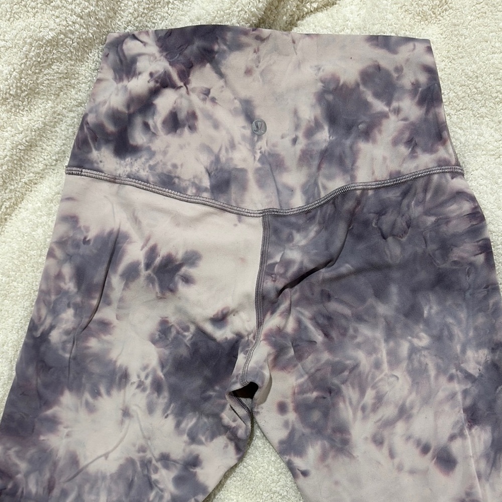 lululemon align high-rise crop  Tie-Dye Leggings - Purple